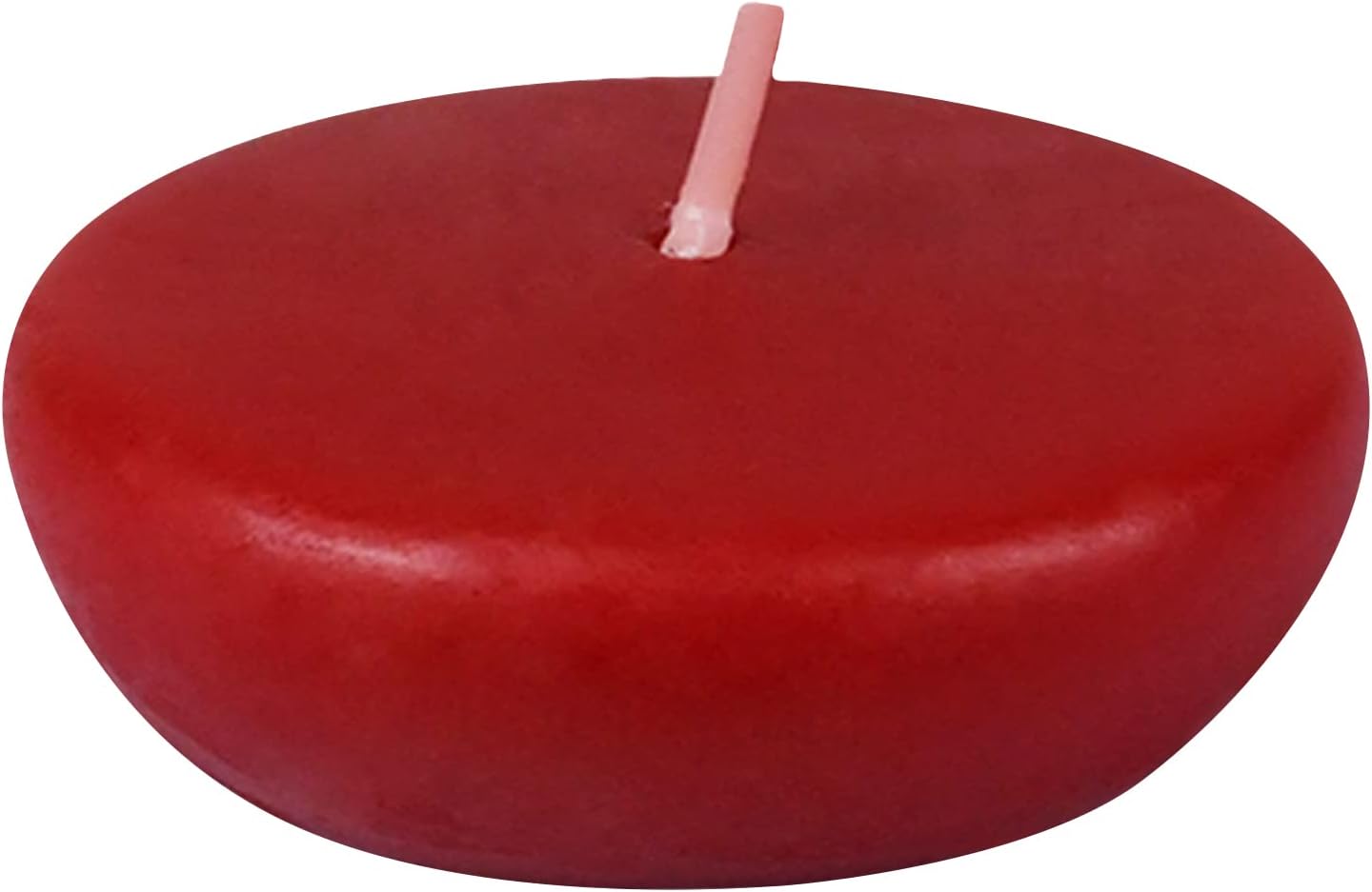 Zest Candle 24-Piece Floating Candles, 2.25-Inch, Red (Pack of 4)