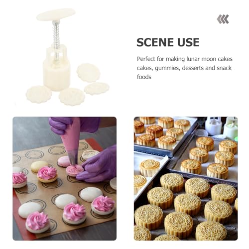 Molde para galletas estilo chino para festival de la luna miniatura 6