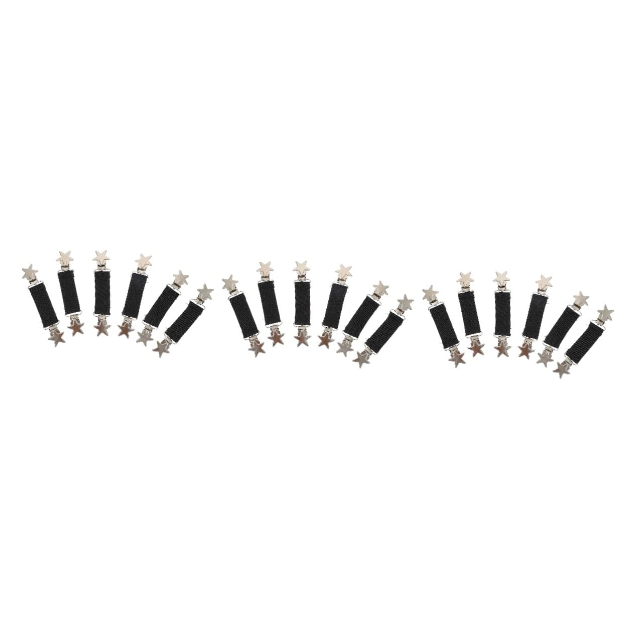 Handschuhclip Babyhandschuhe Mütze Fäustlinge Handwärmer Artikel Liner Fingerlos Elastischer Handschuhfänger Für Elastische Black Elastisches Gurtband 6st