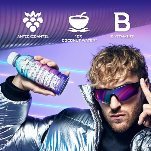 Image of PRIME Hydration Drink, Future Freeze, 16.9 FL oz 500ml (Product Of USA) With 1 Unit Flavourito Kunafa Chocolate 20g Free From DECADENT