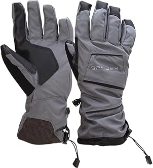 Spyder Men's Ski Gloves - Super Soft Mountain Ski Insulated Gloves for Men - ...