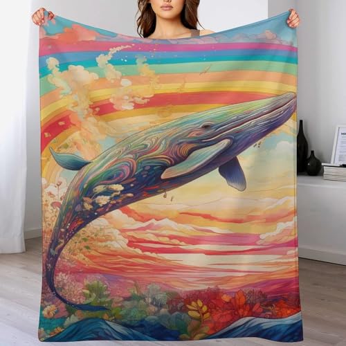 Couverture polaire baleine pour vos soirées cocooning au salon - 2