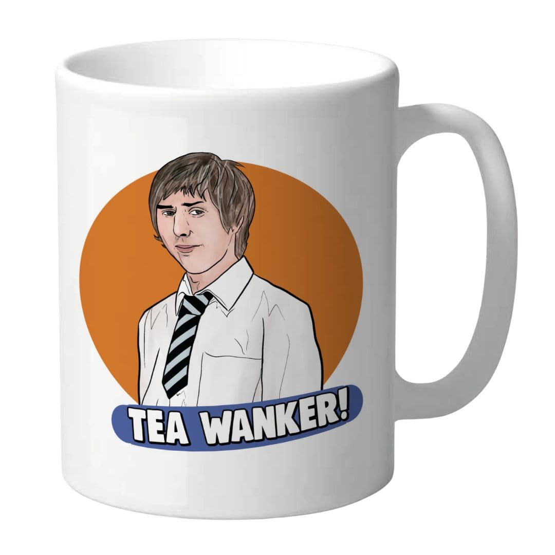 Cheeky Chops White Funny Mug For Tv Comedy Fans Jay Inbetweeners Tea Wanker Quote Cmug20