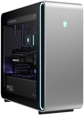 Dell Alienware Area-51 AAT2250 Gaming Desktop - Intel Core Ultra 9 285K, NVIDIA GeForce RTX 5090 32GB GDDR7, 64GB DDR5 RAM, 4TB SSD, Liquid Cooled, Wi-Fi 7, Windows 11 Home - Lunar Silver
