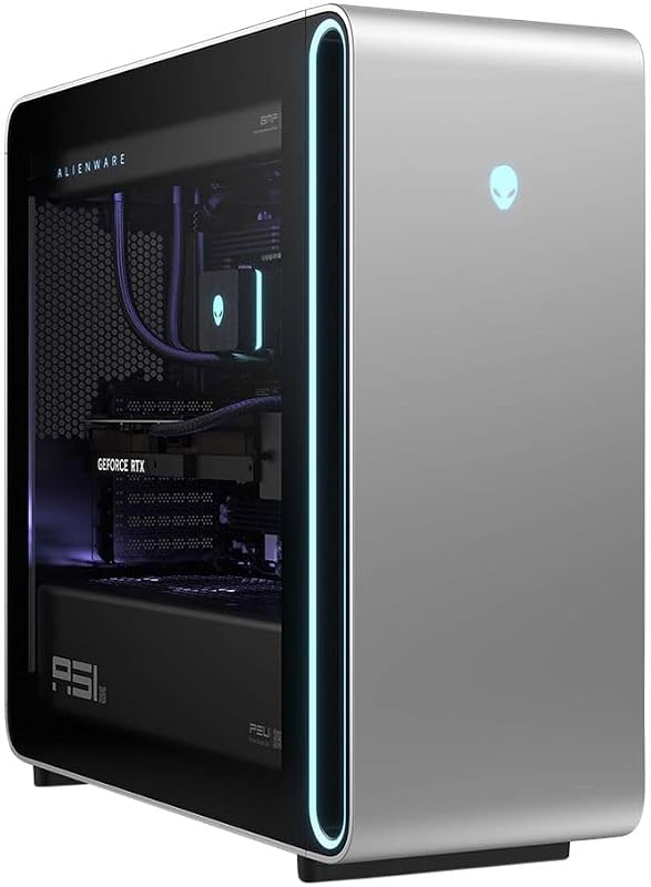 PC para juegos Alienware Area-51 AAT2250 - Intel Core Ultra 9 285K (24 núcleos), NVIDIA GeForce RTX 5080 16 GB GDDR7, 32 GB DDR5 6400 RAM, 2 TB NVMe SSD, WiFi 7, refrigeración líquida de 360 ​​mm, Windows 11