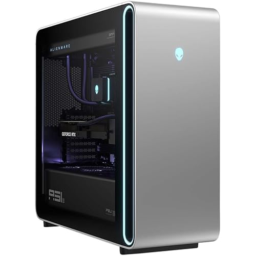 Dell Alienware Area-51 AAT2250 Gaming Desktop - Intel Core Ultra 9 285K, NVIDIA GeForce RTX 5090 32GB GDDR7, 64GB DDR5 RAM, 4TB SSD, Liquid Cooled, Wi-Fi 7, Windows 11 Home - Lunar Silver