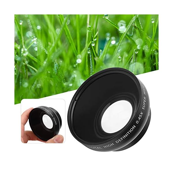 PUSOKEI 46 mm 0,45-Fach Weitwinkel-Makroobjektiv, professionelles HD-Weitwinkelobjektiv, für Kameraobjektive mit 46 mm… – Bild 7