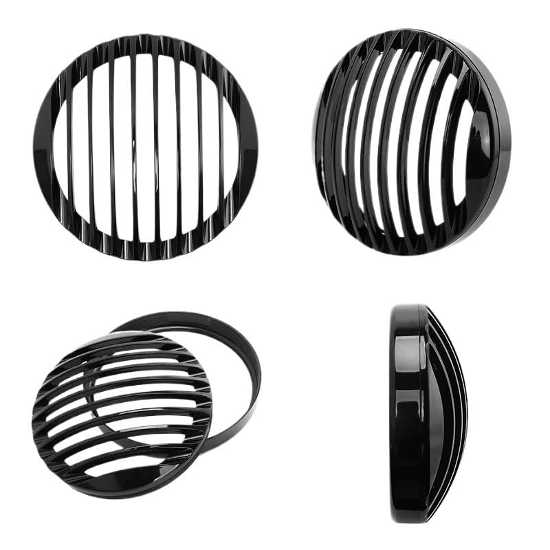 Grille de phare moto custom pour rouler en toute sécurité sur route de campagne
