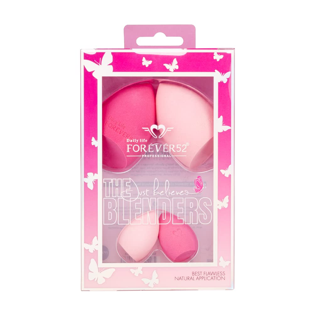 Daily Life Forever52 Foundation Blending Beauty 4 Miracle Sponges, Professional Makeup easy-To-Use Tools (FPX003)-picture-28