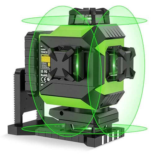 Strumenti 4 * 360° laser autolivellante,Huepar livella laser professionale 16 linee,con batteria al...