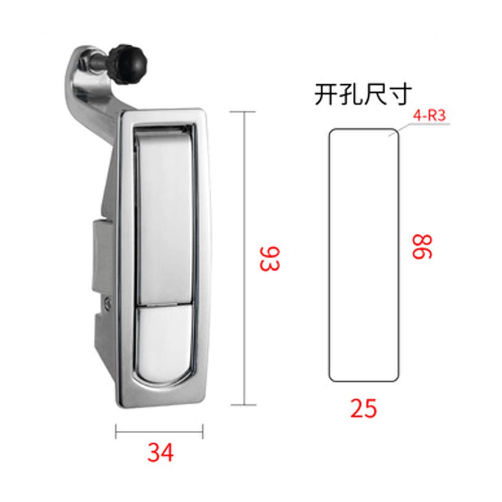 2PCS Compression Latch Lock Trigger Latch Lock Smith Series Zinc Alloy Adjustable Lever Hand Operate
