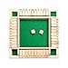 BOVER BEAUTY 1 Set 4 Voies Shut The Box Dice Game 4 Sided Grand Jeu De Société Jouet Intelligent Jeu en Bois en Bois pour Les Numéros d'apprentissage Stratégie Et Gestion des Risques (Vert)