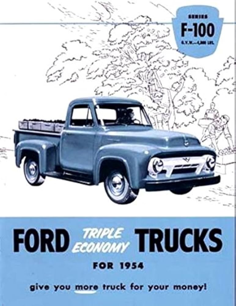 1954 Ford Truck Brochures Hot Cars