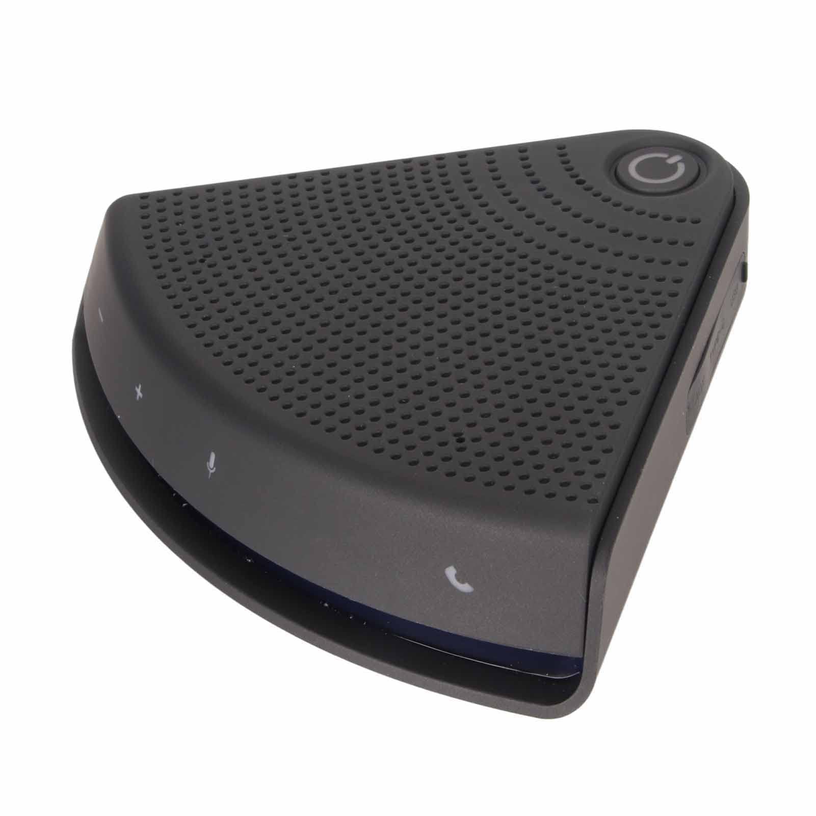 Altoparlante e Microfono per Conferenze, Vivavoce Bluetooth USB Omnidirezionale a 360 Gradi, Dispositivo per Chiamate in Conferenza con Rilevamento Automatico del Rumore e HD a Doppia