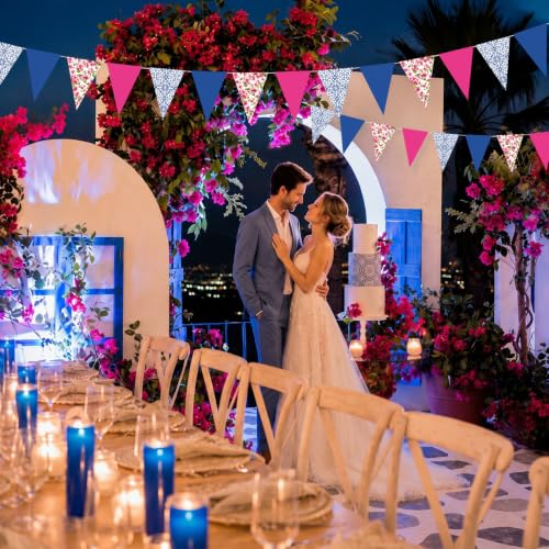 Image of Faccito 5 Pcs Mediterranean Party Decor, Dancing Queen Pennant Banner Set