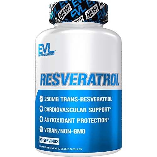 Evlution 818901028302 Anti Aging Trans Resveratrol Supplement Nutrition Super Antioxidant Supplement cover