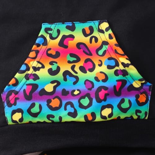 Image of Girls Fall Winter Outfits Cartoon Animal Long Sleeve Crewneck Sweatshirt Top+Sweatpant 2 Piece Clothing Set 3-9T