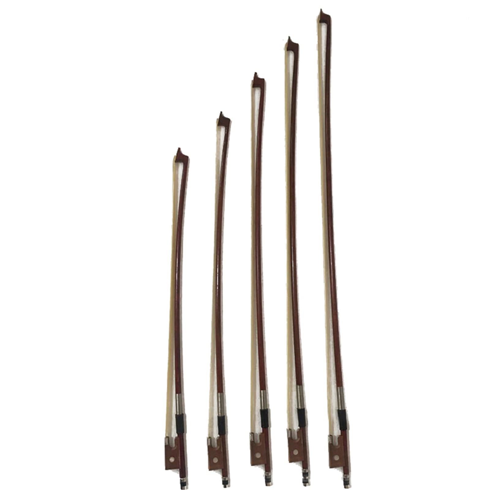 Geigenbogen Gebogener Violinbogen Violinbogenmaterial Violinbogen Musikinstrument Musikbogen(4 4)