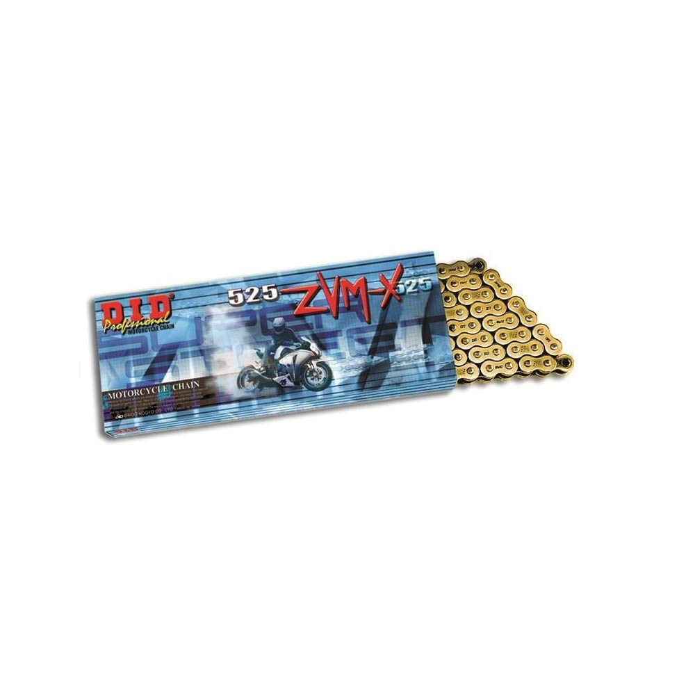 DID – Catena 525 ZVMX, 112 Denti (X-Ring), Aperta con Chiusura a Rivetto