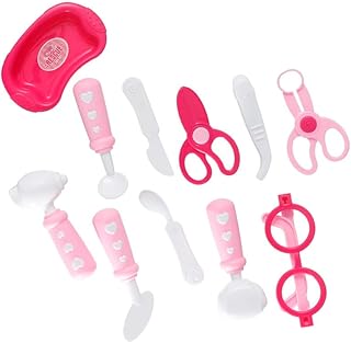 مجموعة ادوات طبيب للاطفال - ابيض و زهري