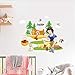 miaoqiushiyi Neige Blanc Sofia Sirène Rapunzel Cinderalle Princesse Stickers Muraux Décor À La Maison Enfants Chambre Stickers Bande Dessinée Mural Art
