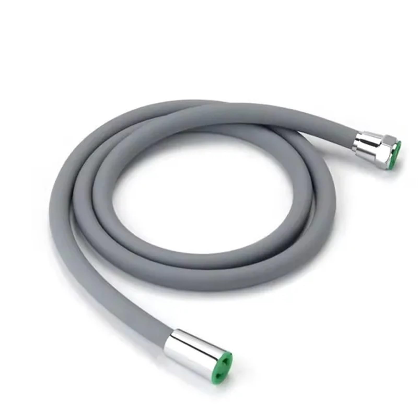 Silicone Flexible Shower Hose for Bathroom Head 1.5M 2M Bath Tube High Pressure Pipe Faucte Accessories for Bathroom Fittings(Grey,150CM)