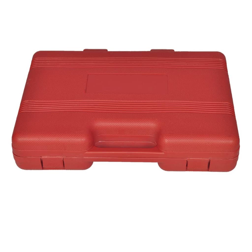 Mangloder - Kit di rilevatore di perdite per cilindri e motori, strumento diagnostico con manometro, adattatore, tubo, valigetta robusta, adatto per motori a benzina, officina, riparazione