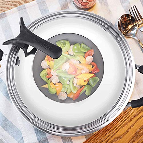 Wok Pan Stir Fry Pan Cookware, Hard Anodized, Non-Toxic Hard Titanium miniatura 4