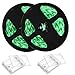 Produktbild Sunboia LED Streifen 2x1m,LED Stripes Licht LED Band Stripe Lichterkette Bänder mit Batteriebox,SMD5050 wasserdichte Bandlampen für Hochzeit,Weihnachten Halloween Partei Dekoration beleuchten-grünes
