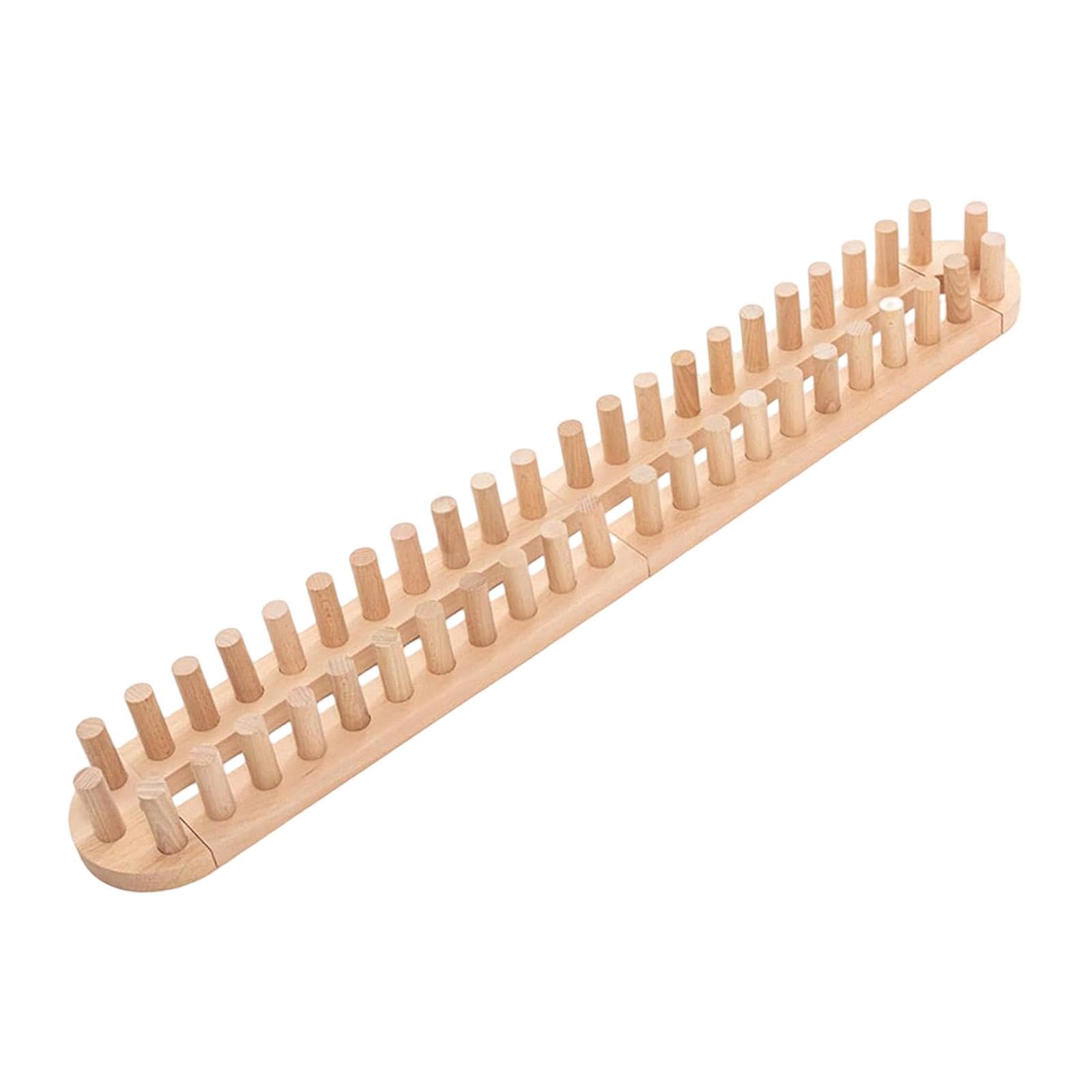 Artigianato per maglieria in fibra naturale, tessitura fai da te per principianti, montaggio semplice, tempo libero creativo con filo, coperte da fare da solo, 4 tratti