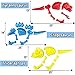 Liberty Imports 3 Pack Large Dinosaur Fossil Sand Molds Beach Toy Set with Rake and Shovel for Kids Summer Outdoors (25 Pcs Playset)