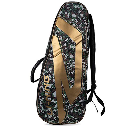 Li-Ning 2 in 1 Nylon Polyester Badminton Kit-Bag - Dark Green Cam...