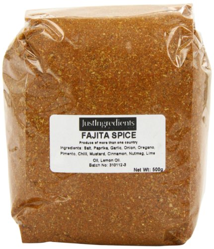 JustIngredients Essential Especias Para Fajitas, 500 gr, Paquete de 2, Total 1000 g