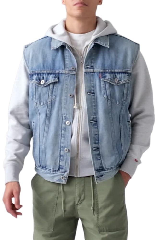 Levi's Relaxed Trucker Gilet en denim Homme