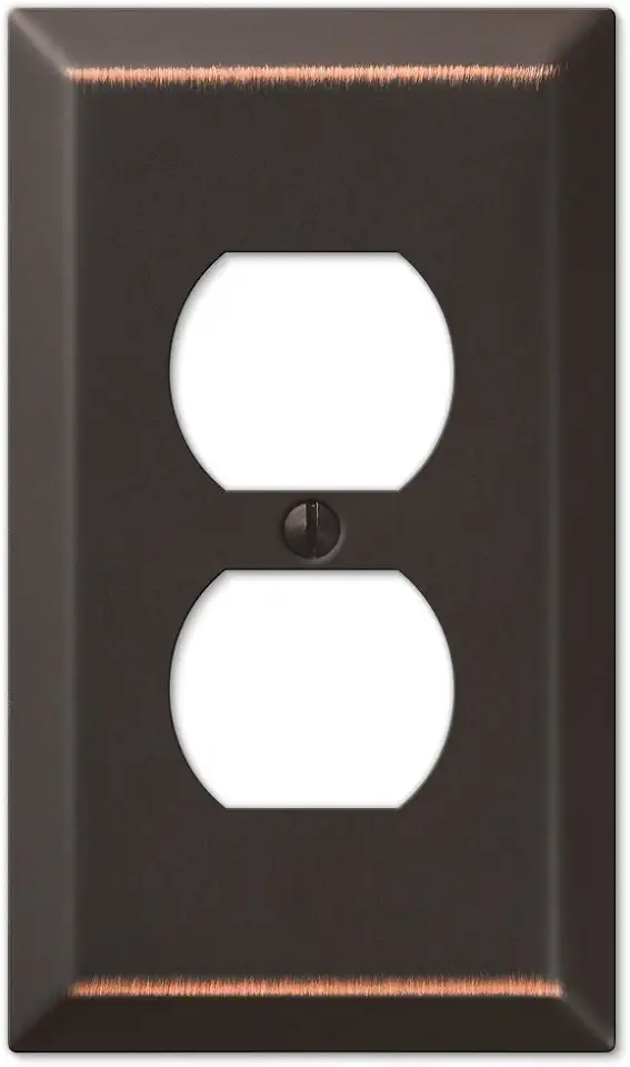 Espelho de tomada AMERELLE Century 163DDB, aço tradicional, bronze envelhecido