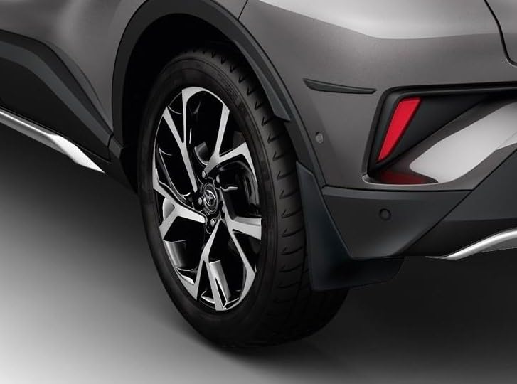 Bavettes garde-boue arrière Toyota C-HR pour trajets sous la pluie