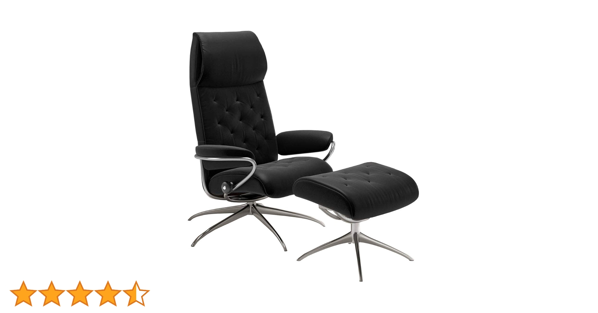 Amazon｜EKORNES [正規品]ストレスレス®メトロ スター ブラック/クロム