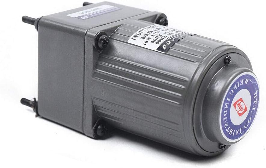 15W 50K AC110V 27RPM Adjustable Variable Gear Reducer Motor with Speed Controller for Industry(15W 50K) - - 