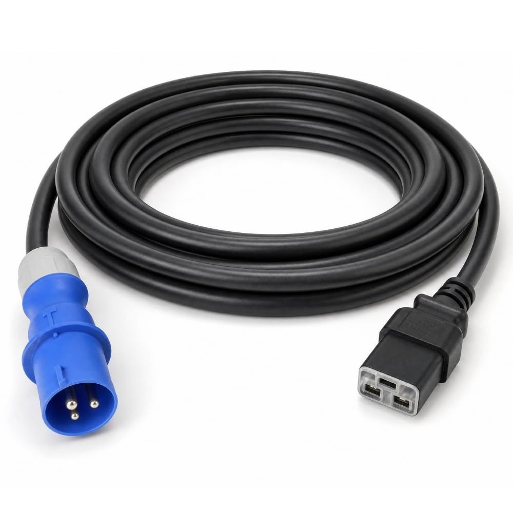 LINDY IEC C19 Power Lead, 16A Commando Plug, 3m
