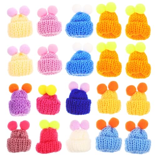 Mini bonnets en laine tricotés SHERCHPRY déco de Noël