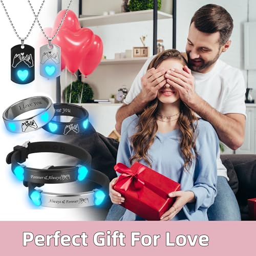 Pulseras para parejas que no se oscurecen para aniversarios inolvidables 3