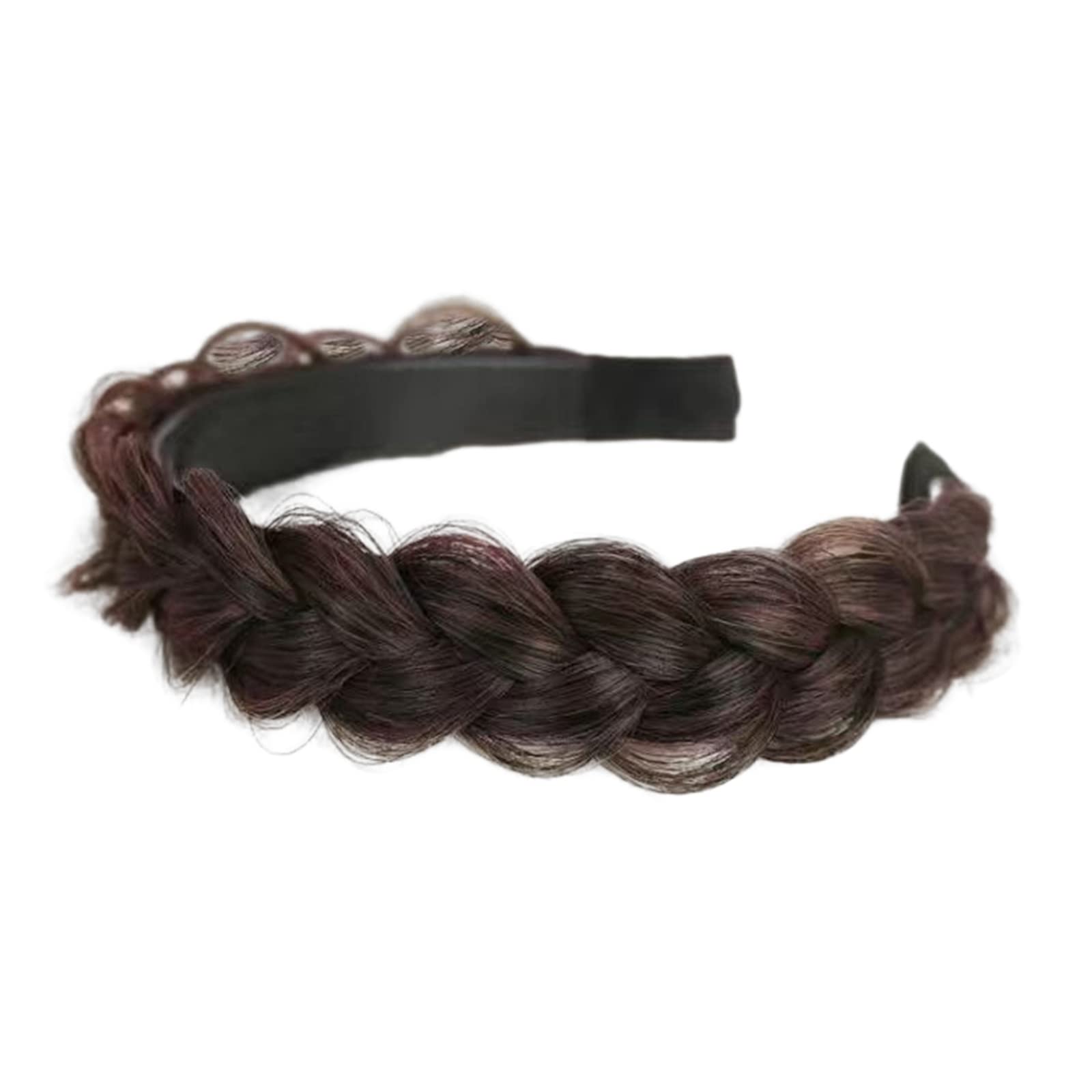 MEAKTSMI Invisible Braid Hairbands Braided Hair Hoop Plaited Braid Hair Band Hairpiece Hair Braided Headbands For Women