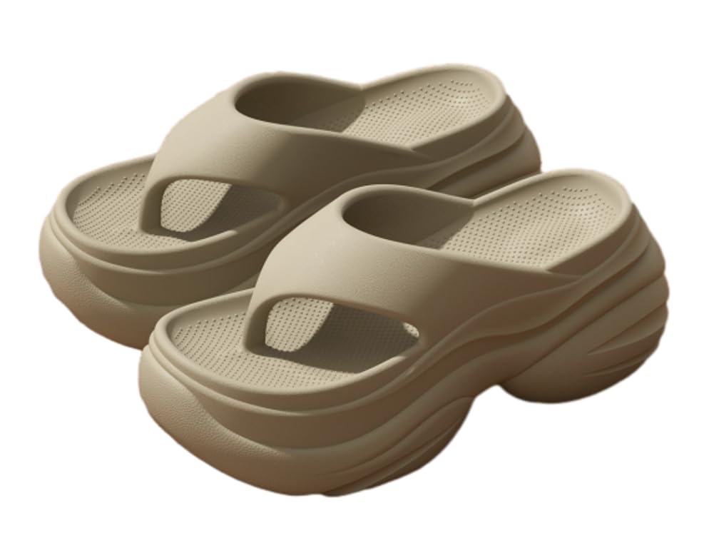 Avilego Comfy Flip Flops for Women Lightweight Thicken Sole Slippers Non-Slip Shower Bathroom Beach Slides Sandals 2026