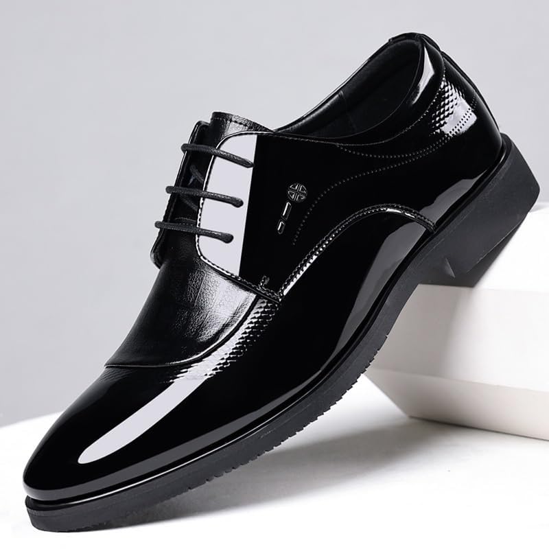 Men's Classic Business Dress Shoes, Walking Oxford Fashion Classic Lace Up Low Top Tuxedo Shoes for Men2