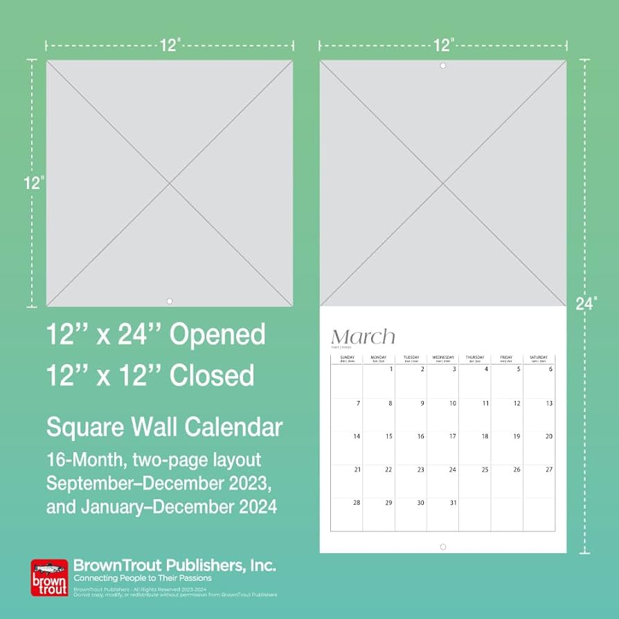 Amazon.com: BTS | 2024 12 x 24 Inch Monthly Square Wall