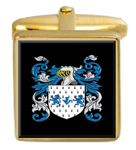 Gemelos con Escudo de la Familia de Inglaterra Daines England con escudo de braz