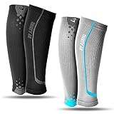 Graduated Compression Sleeves for Men & Women by Thirty 48 - 2-Pack - Choose Between 15-22 OR 20-30 mmHg - Save 10% Compared to Purchasing Single Units