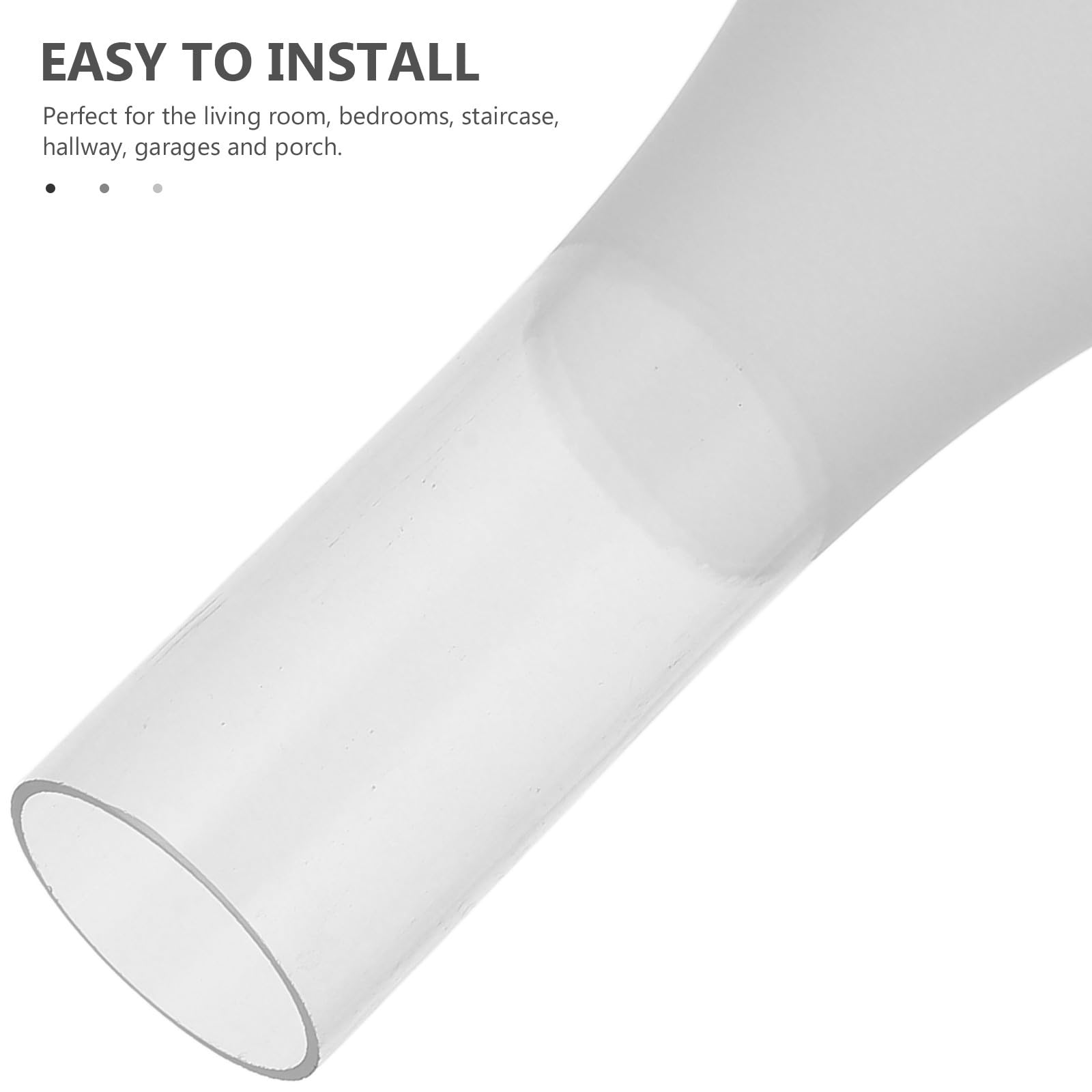 Paralume in Vetro Satinato per Lampada a Olio Vintage Coperchio Antivento per Lampada a Cherosene da Interno Sostituzione Paralume 74 CM Diffusione Luce Calda per Arredamento