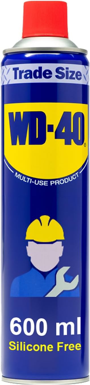 Multi Use Lubricant Spray 600ml Original Professional Formula, Multipurpose WD40 Spray Lubricant for Maintenance, Rust Protection, and Water Displacement on Gears, Threads, and Hinges