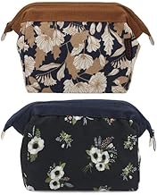 Makeup Bag Organizer Portable Cosmetic Bags Pouch Travel Brushes Holder for Women Zipper Purse Waterproof Toiletries Storage Case - Combo